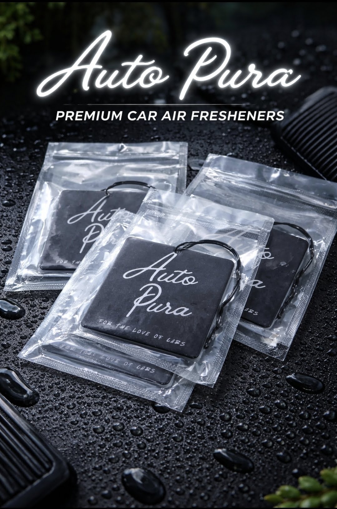 Auto Pura Premium Hanging Air Freshener Set ( New and Improved Signature Series)