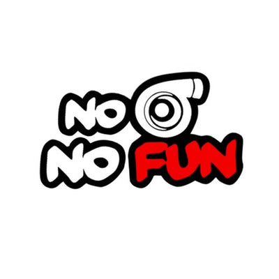 No Turbo No Fun hanging car air freshener by Auto Pura
