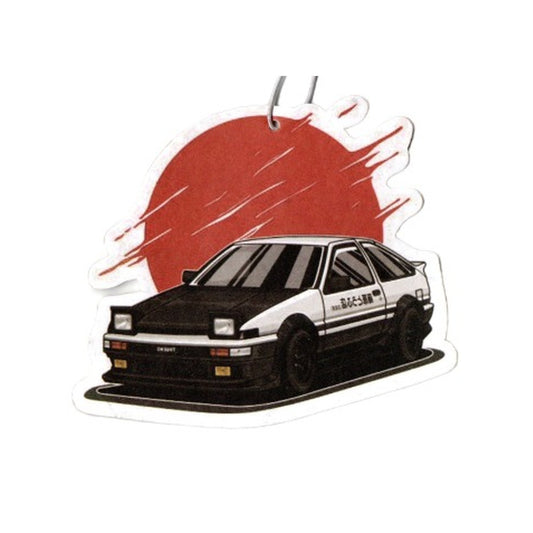 AE86 Rising Sun hanging car air freshener by Auto Pura