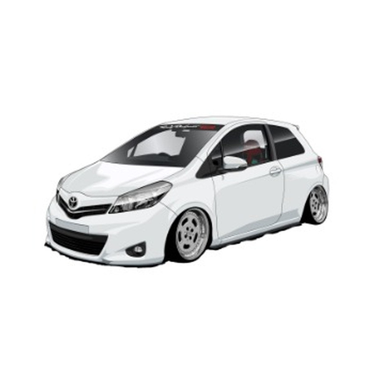 Toyota Yaris hanging car air freshener by Auto Pura